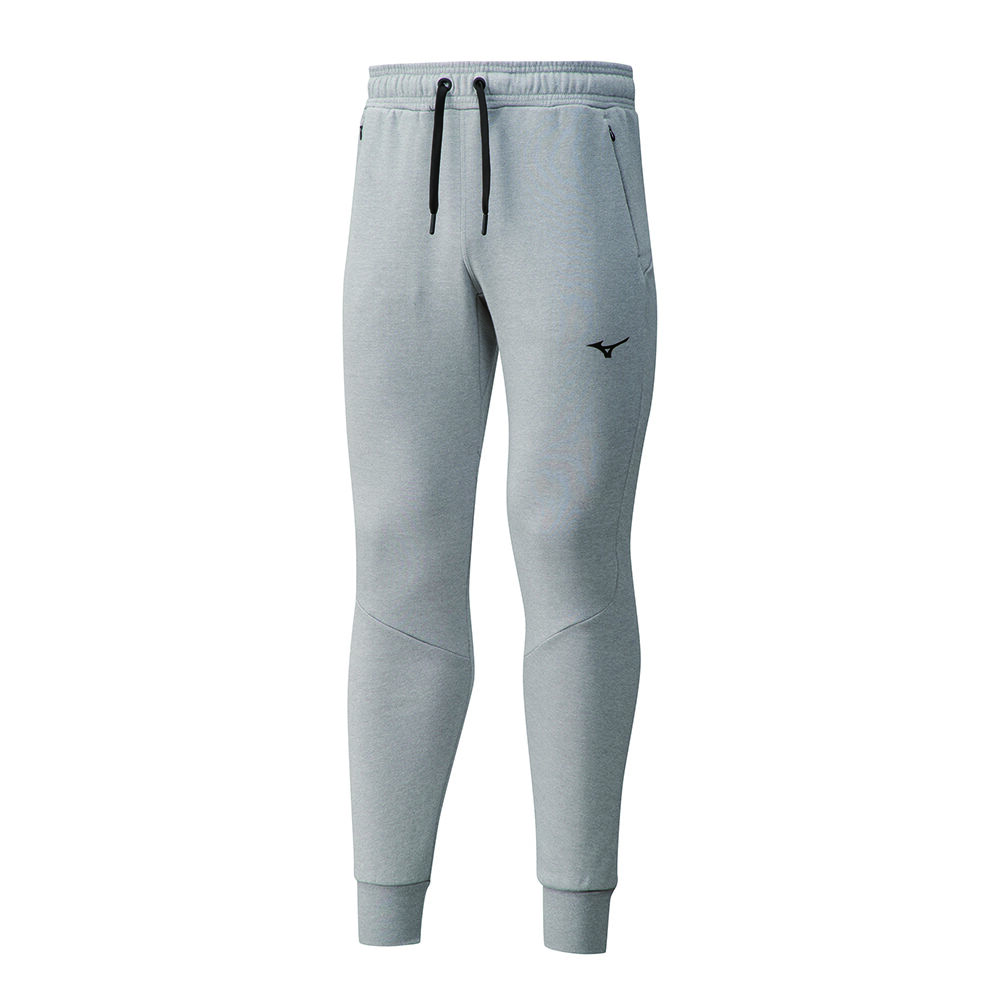 Mens Mizuno Athletic Rib Pants Grey Philippines (NMSKBZ023)